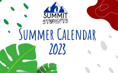 Summit Students Summer 2023 Schedule