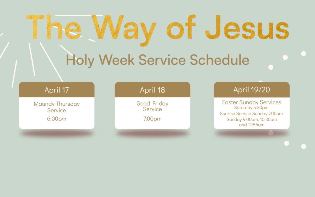 Holy Week Services