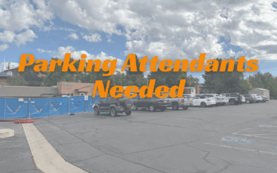 Volunteer Opportunity-Parking Attendants Needed