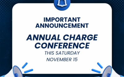 Annual Charge Conference this Saturday!