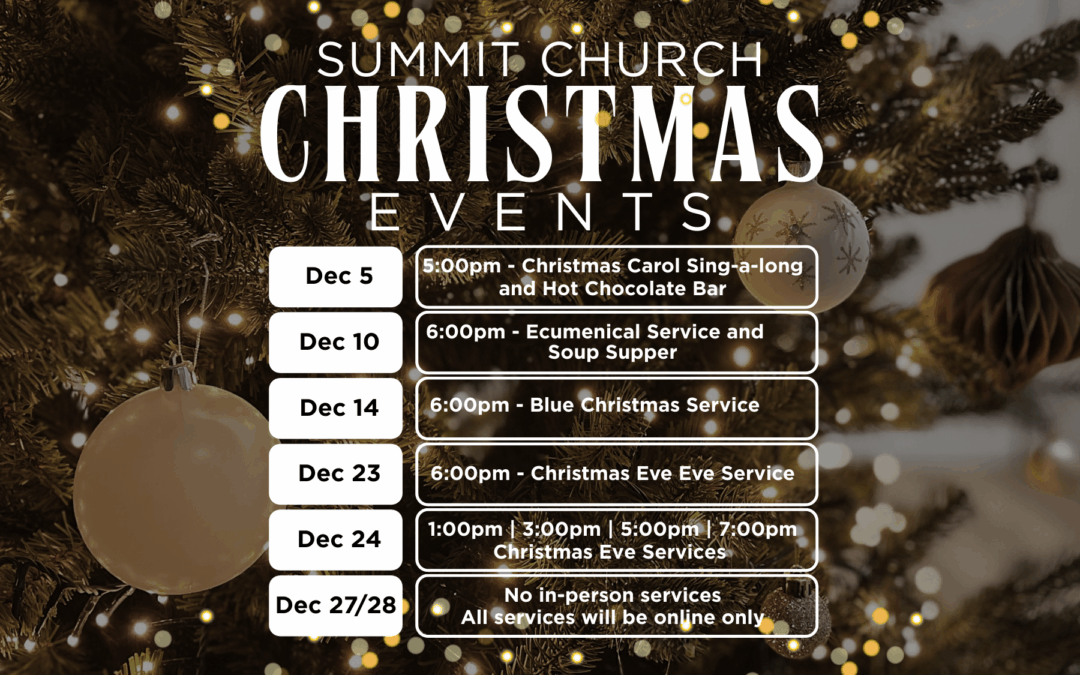 Christmas Calendar of Events!